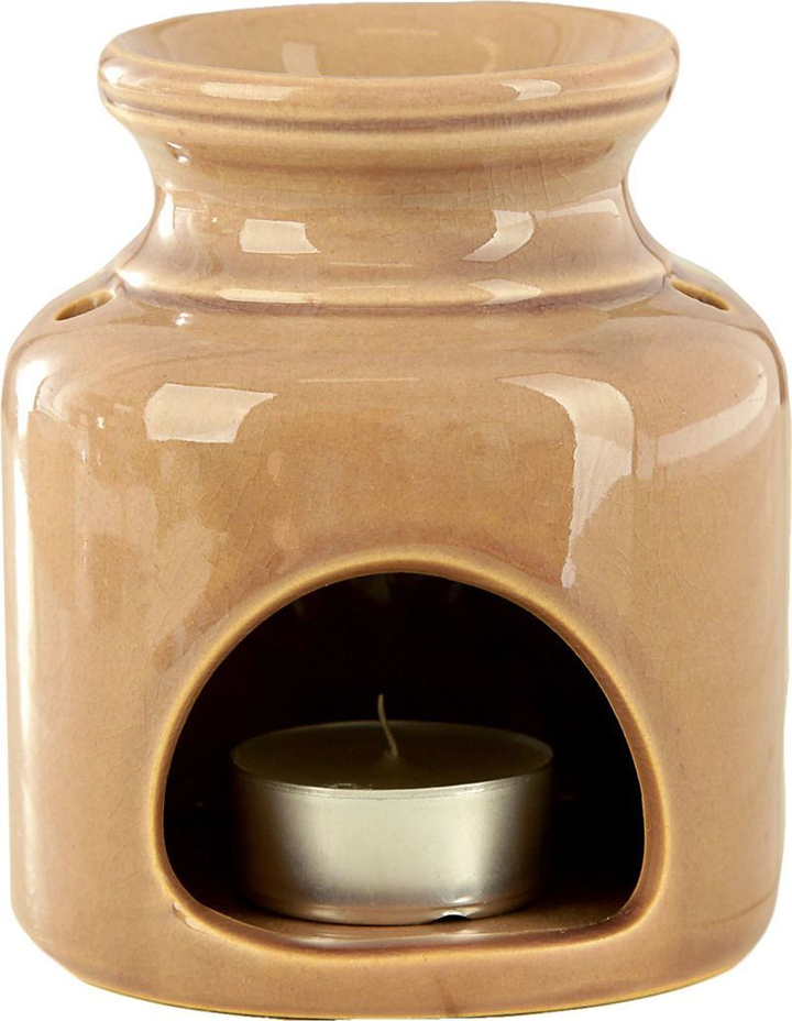 Аромалампа Love, керамика, цвет ежево-коричневый 10,5x9x9 см