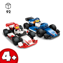 LEGO City - F1 Болиды Williams Racing и Haas F1 60464
