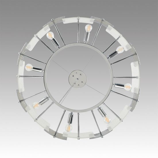 6588/8 MODERNI LN25 146 хром/тонированное стекло, металл/стекло Люстра подвесная E14 8*40W 220V LIBERTI