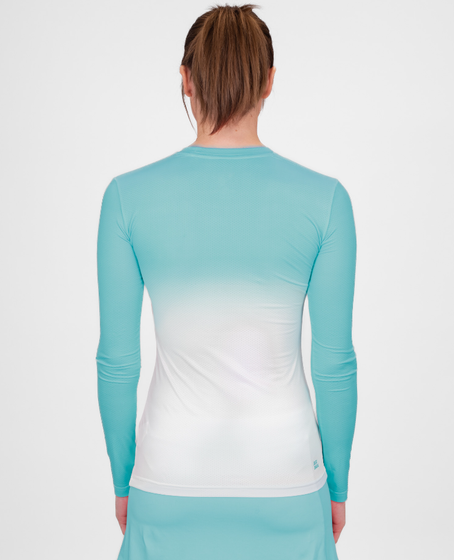 Футболка с длинным рукавом женская Bidi Badu Crew Gradiant LS, арт. W1330001-TQWH