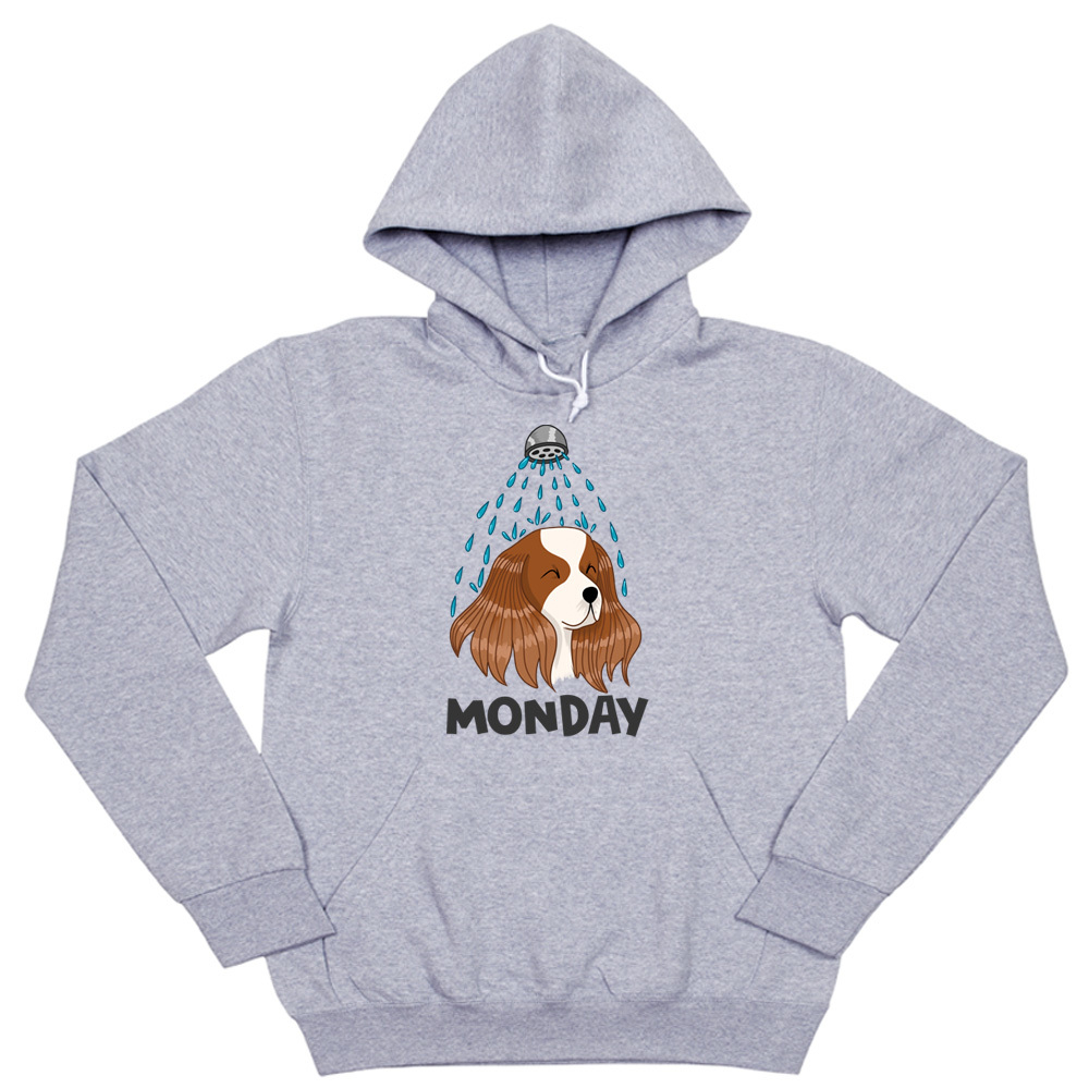 Толстовка "Спаниель в понедельник"