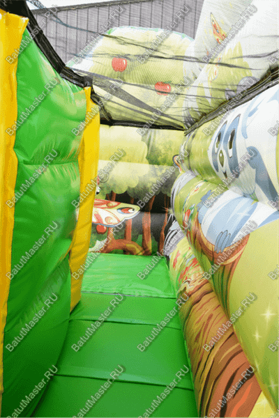 Коммерческий надувной батут "Сафари" 6*5*5 м