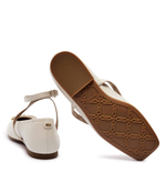 Кожаные балетки COLLETTE Michael Kors - кремовый(40T4CTFP1L)