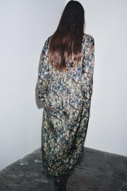 ZARA ПЛАТЬЕ С ЦВЕТОЧНЫМ ПРИНТОМ — ZW COLLECTION, РАЗНОЦВЕТНЫЙ