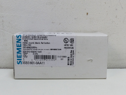 SIEMENS 3SB3 601-0AA11