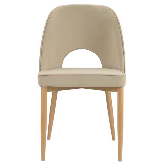 Стул evelyn, велюр, бежевый