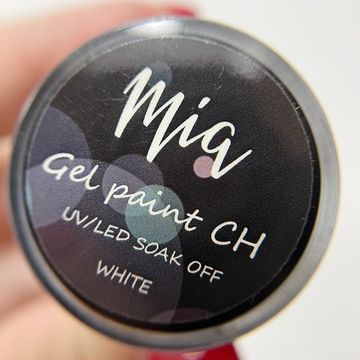 Гель краска белая Mia Gel paint CH White 5мл.
