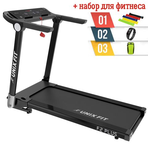 Беговая дорожка UNIXFIT Hi-tech F2 PLUS Dark Storm