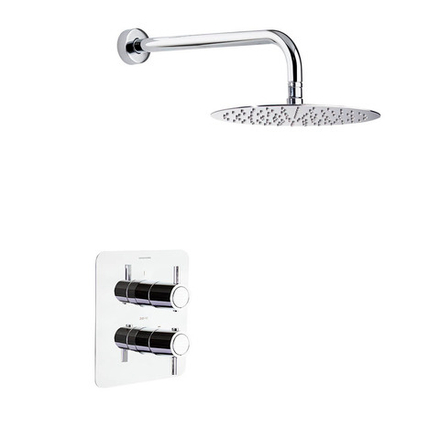 Встраиваемый термостатический смеситель для душа на 1 выход с тропическим душем ODISEA K3924012