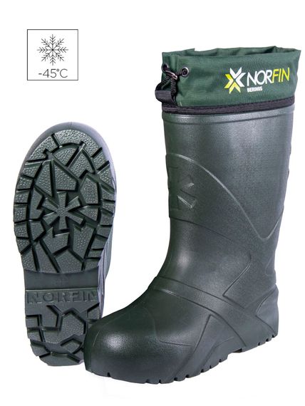 Сапоги зимние Norfin BERINGS с манж. олив. -45С EVA р.44-45