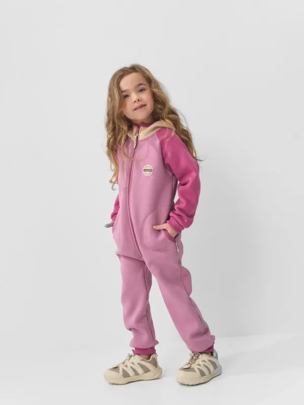 Комбинезон с карманами Колор блок 