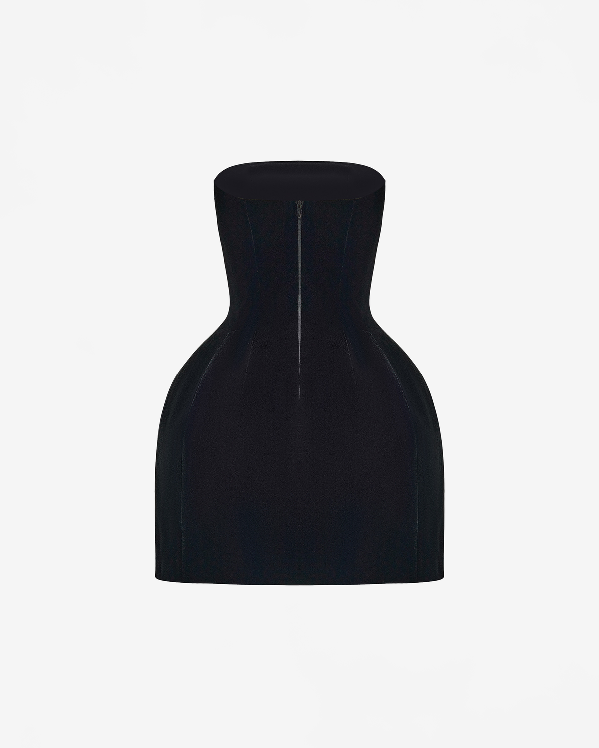 Платье мини корсетного типа из бархата