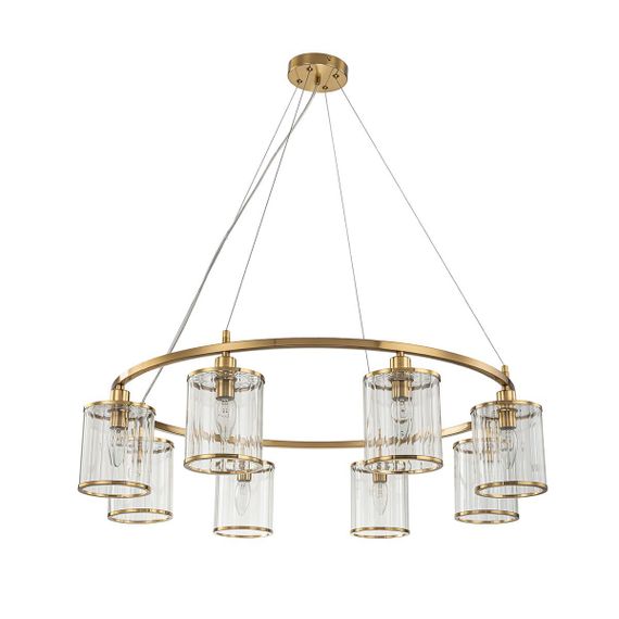 Подвесная люстра Indigo Dante 13022/8P Brass V000406