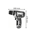 Аккумуляторный шуруповерт GSR 12V-15 Professional BOSCH 0601868101