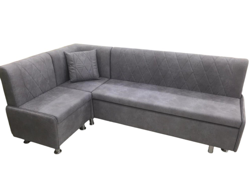 Кухонный уголок К021 со спальным местом антивандальная замша ткань дерево