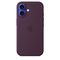 Чехол Apple iPhone 16 Silicone Case with MagSafe Plum MYY43