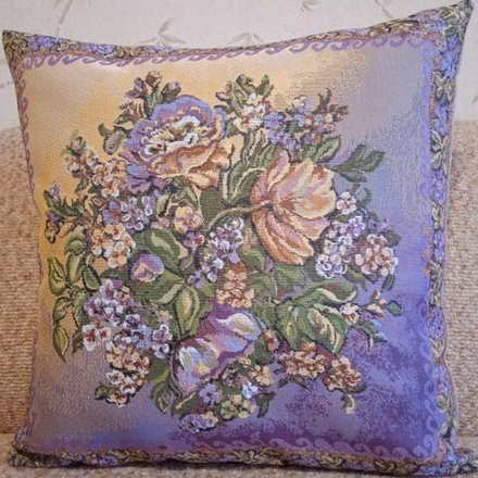 Гобеленовая наволочка "D. ЛАВАНДА", Россия.