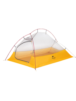 Палатка Naturehike Cloud Up EXT Si 2-местная, алюминиевый каркас, сверхлегкая, серо-желтая