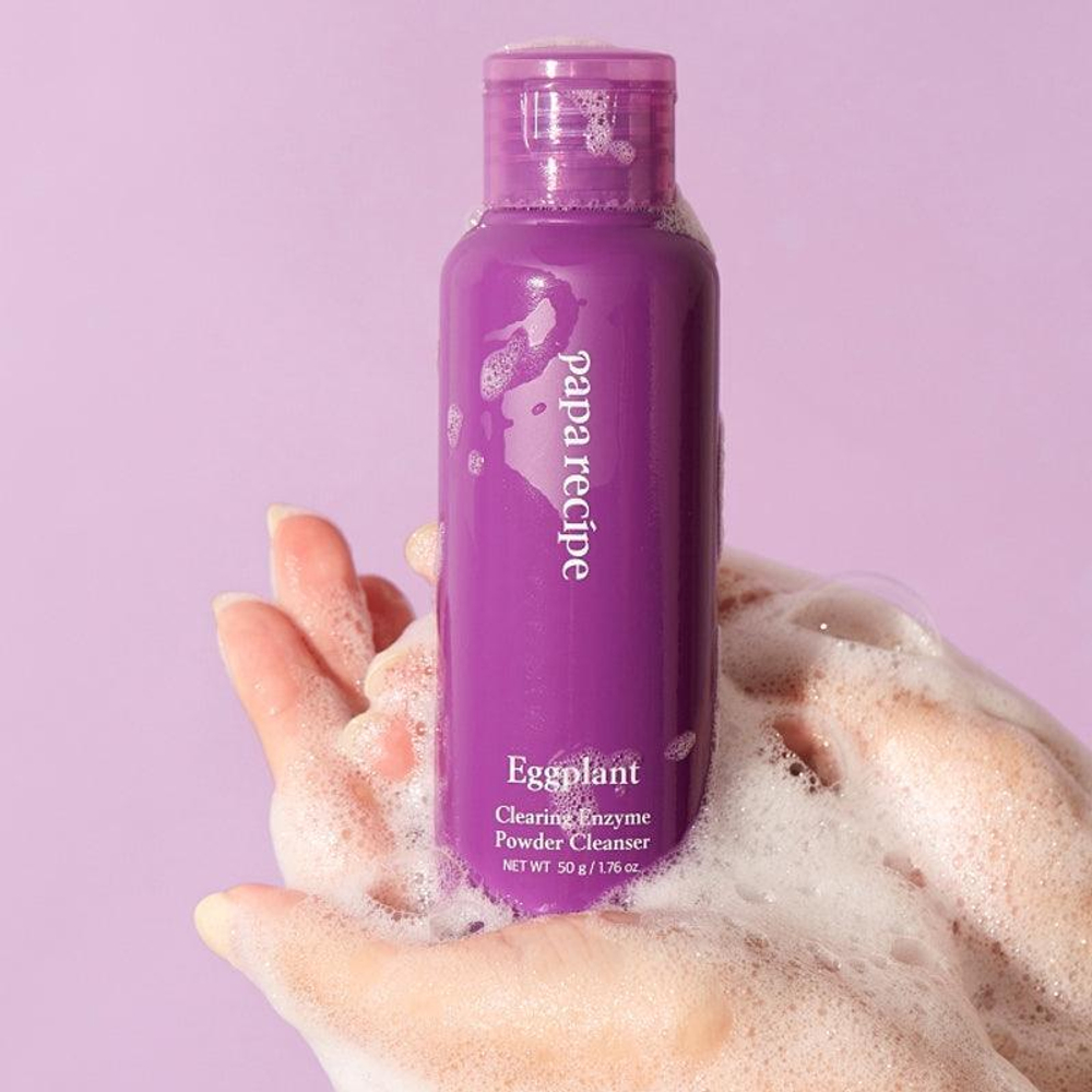 PAPA RECIPE, EGGPLANT POWDER CLEANSER 50G IN STOCK