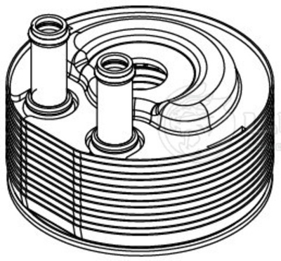 LOc 1401 -  Радиатор масляный для а/м Nissan NP300 (08-)/X-Trail T30 (00-) 2.2D/2.5D