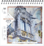 Скетчбук 190х190, 12л, на гребне "Fine Line Quadro Big" (ПОЛИНОМ)