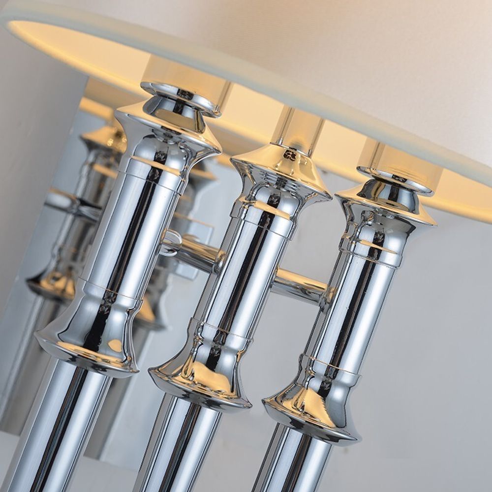 Настенный Светильник Crystal Light Brunilde Ipe Cavalli H52 Silver/White By Imperiumloft