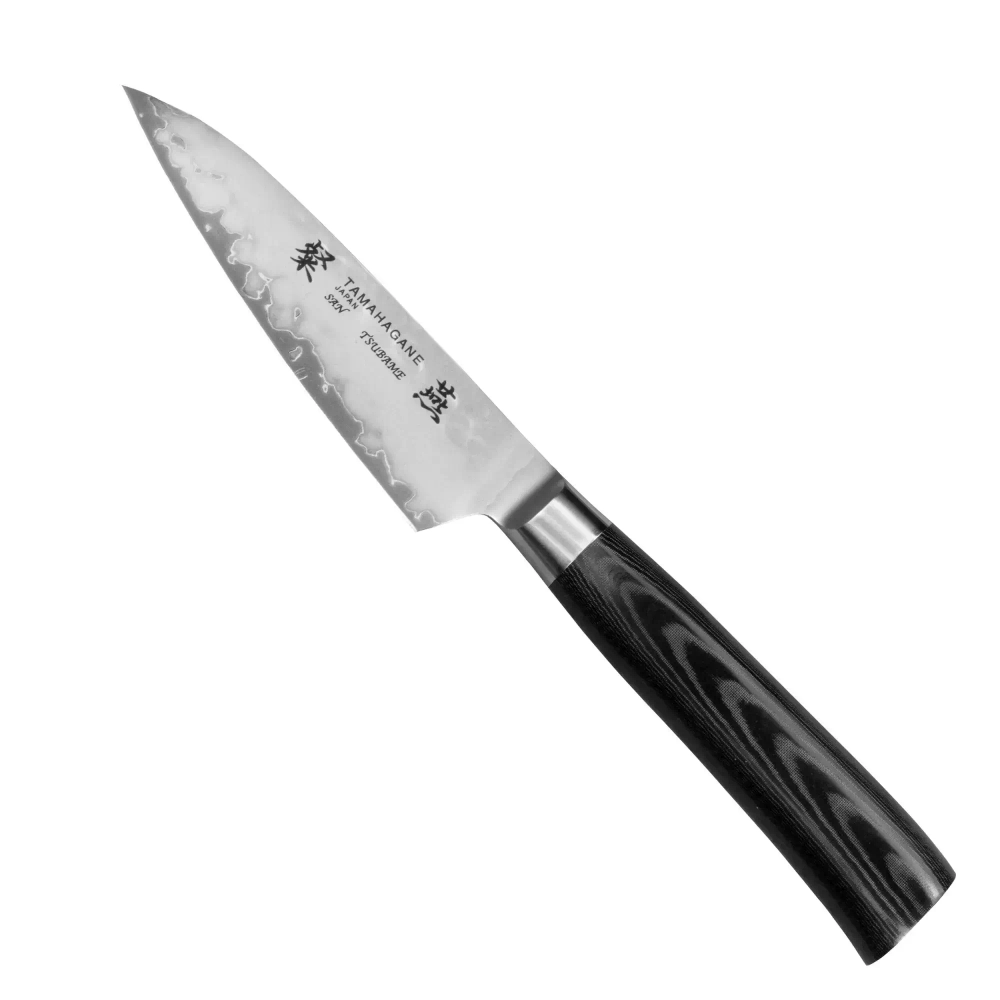 Tamahagane Нож для очистки кожицы Tsubame, черный, 9 см.