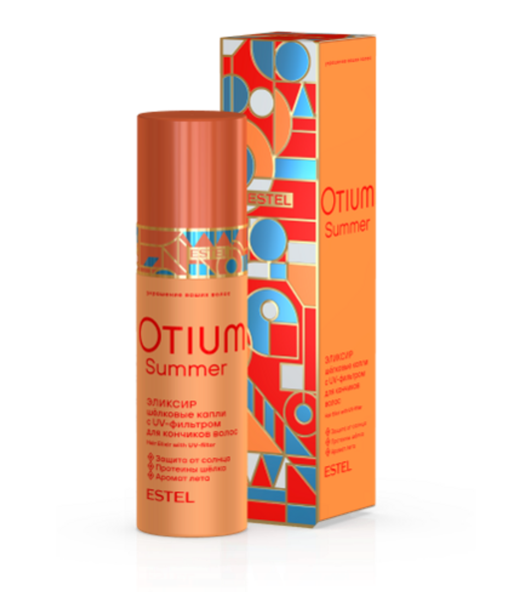Эликсир "Шёлковые капли" с UV-фильтром для кончиков волос OTIUM SUMMER, 100 мл