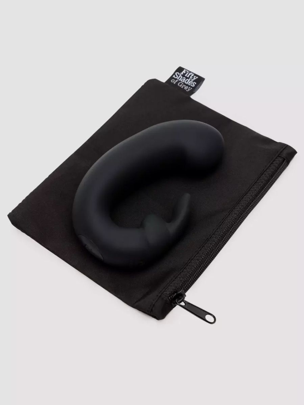 Черный мини-вибратор "кролик" Sensation Rechargeable G-Spot Rabbit Vibrator - 11,4 см.