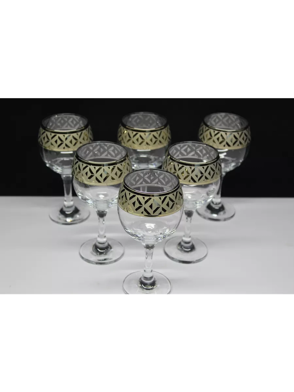 Фужеры для вина 6 штук "Геометрия"