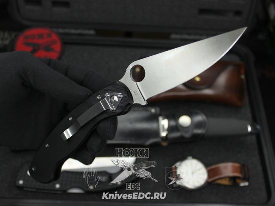 Складной нож Steelclaw Боец-3, черная рукоять - сталь D2