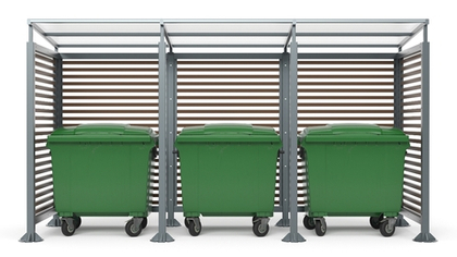 Контейнерная мини-3 дерево без ворот SK00092