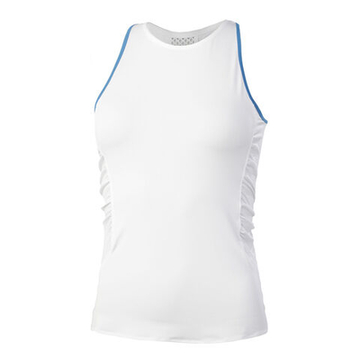 Женская теннисная майка Lucky in Love In A Ruche Tank Top Women - White