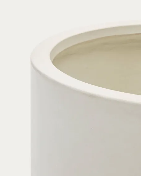 Кашпо Aiguablava, Ø52х52 см, белый цемент