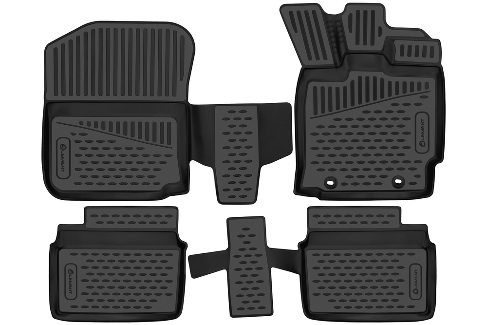 Коврики в салон для TOYOTA Passo (III) 2016-, правый руль хэтчбек, 4шт. (полиуретан) ELEMENT3DA36135210K