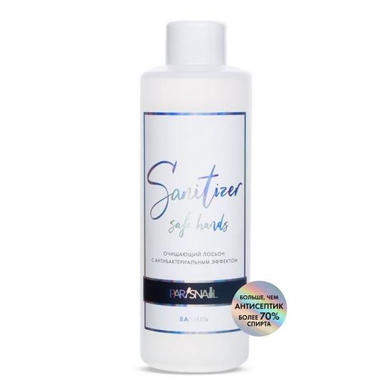 Очищающий лосьон с антибактериальным эффектом Sanitizer Ваниль ParisNail 950 мл.