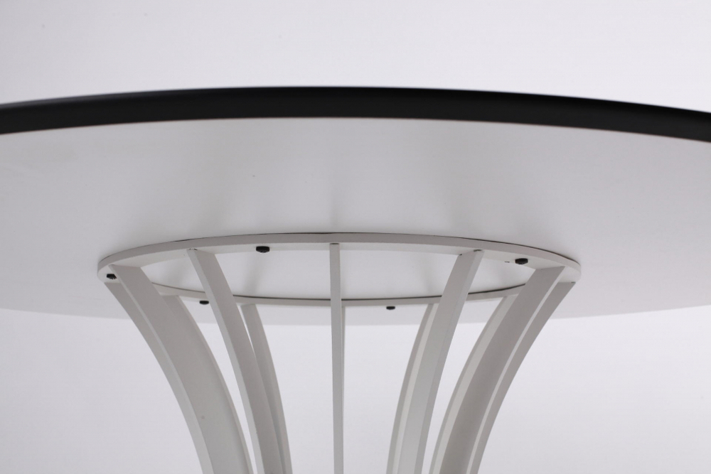 Стол ламинированный обеденный Papatya Onix Round