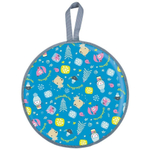 Ледянка мягкая диаметр 450 мм принт, Зима голубой