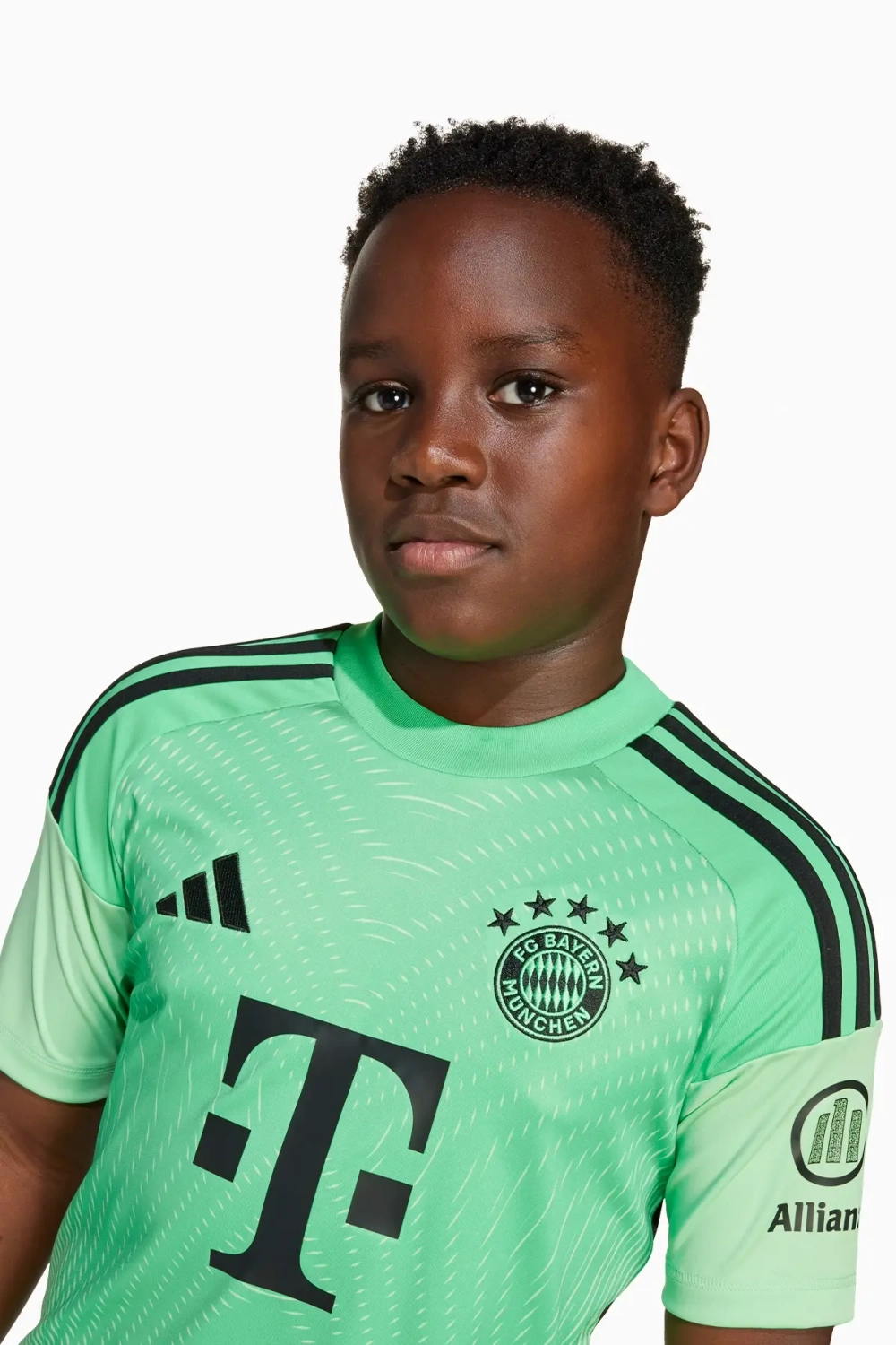 Футболка adidas FC Bayern 25/26 Goalkeeper Junior - бирюзовый