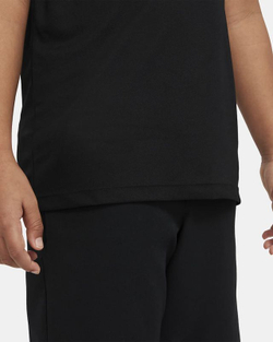 Детская теннисная футболка Nike Boys Dri-Fit Victory Golf - black/white