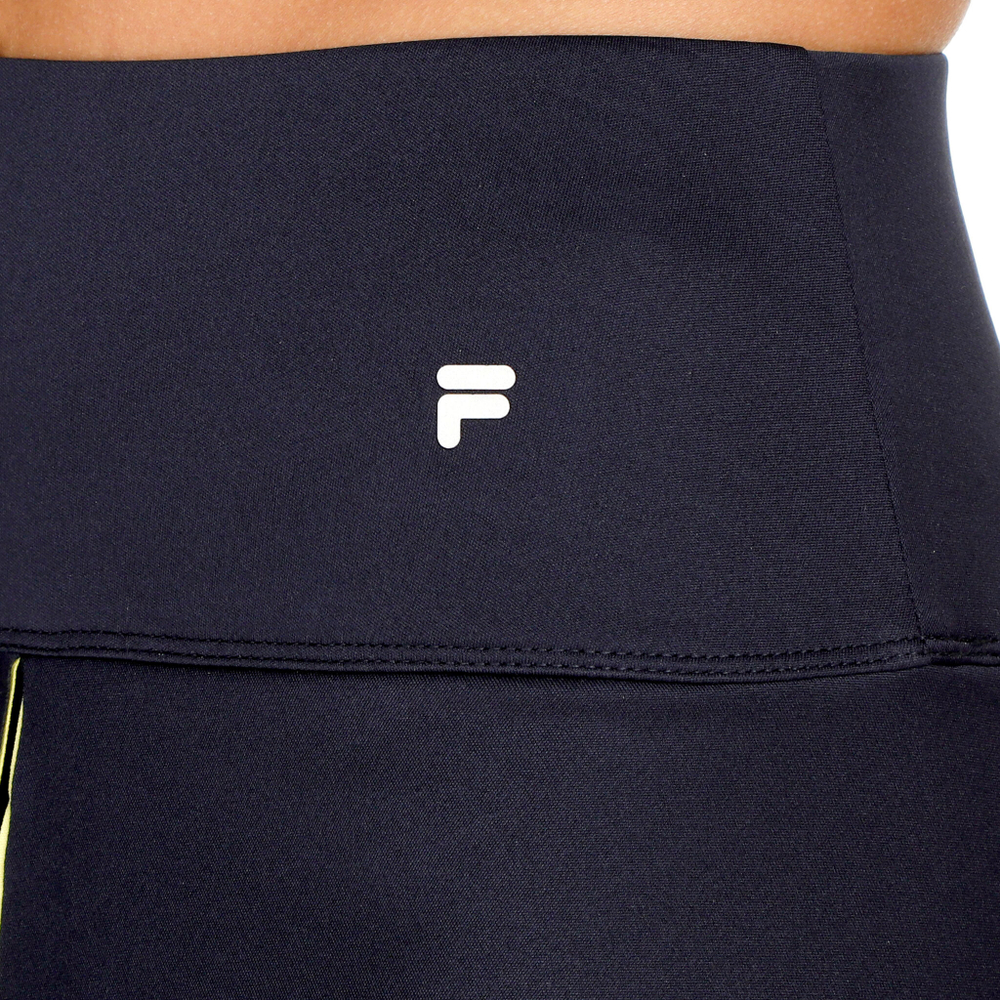 Женская теннисная юбка Fila Cosima Skirt Women - Dark Blue, Yellow