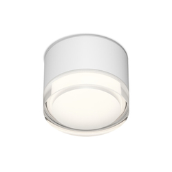 Накладной влагостойкий светильник AQUA, GX53, до 15 Вт, LED, IP44, белый, алюминий, акрил