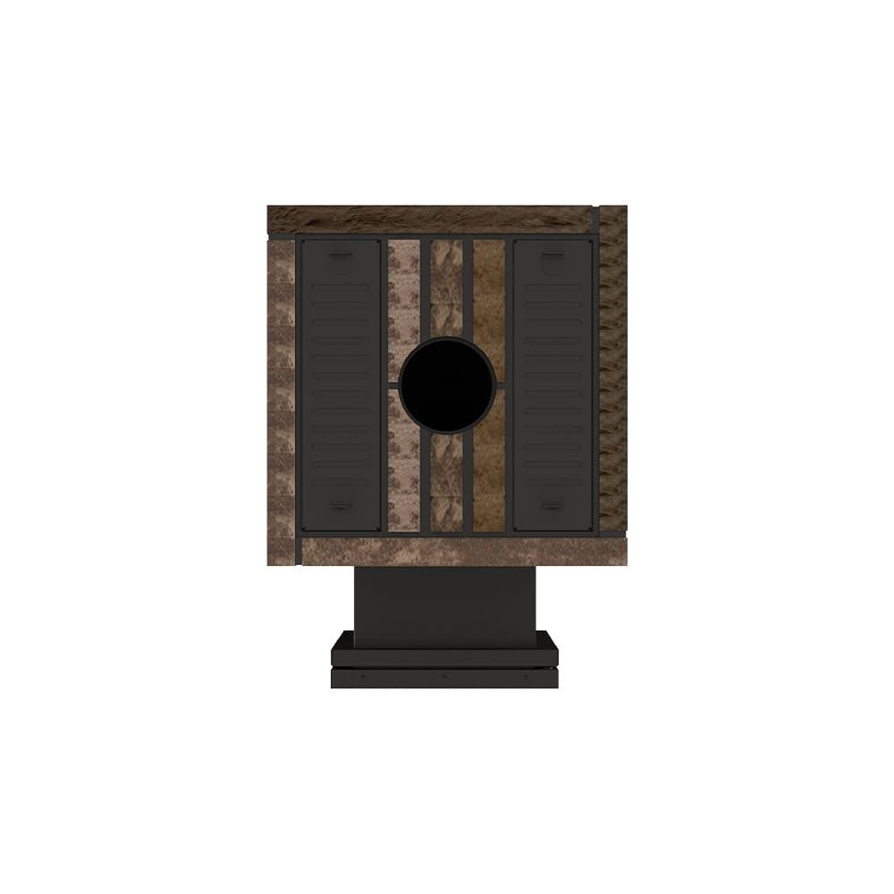 Дровяная банная печь Grill'D Shaman Long (4 каменки)