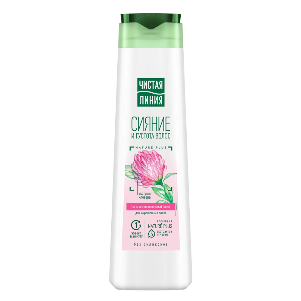 Бальзам для волос Чистая линия Экстракт Клевера 380 мл