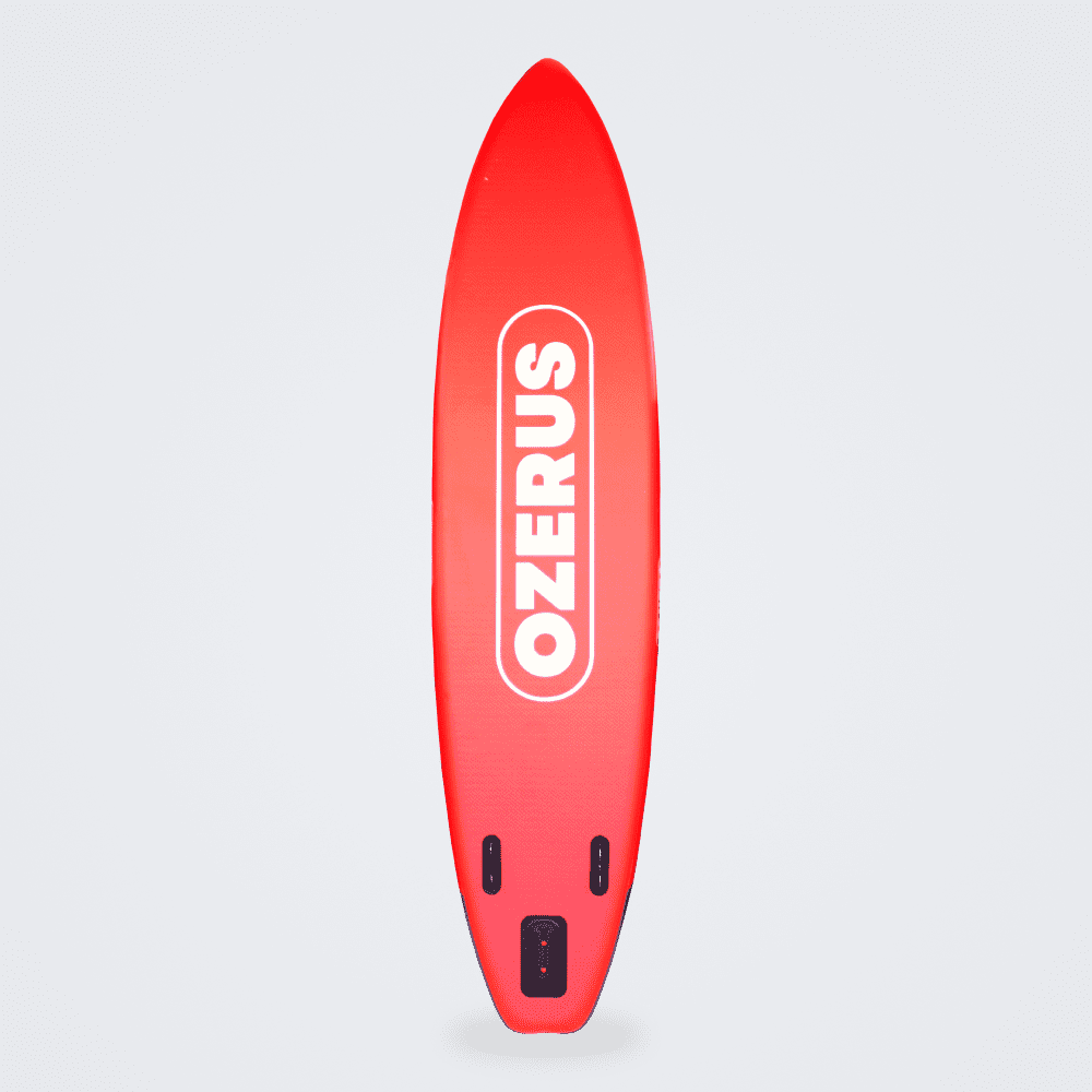 Sup board ozerus сап борд двухслойный. доска надувная 11.6' (цвет: красный/серый)