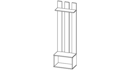 Вешалка Бриз 04