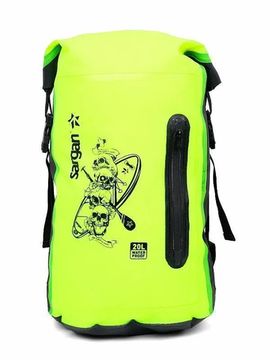 Гермо-рюкзак Sargan Скелетон ПРО+SUP с внешним карманом 20 л желтый