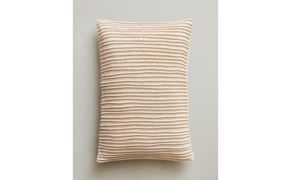 Zara Home наволочка декоративная из хлопка, экрю, 40x60 см · 6362/008
