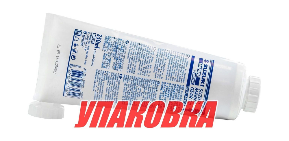 Масло трансмиссионное MOTUL Suzuki Marine Gear Oil SAE 90, 350 мл (упаковка из 24 шт.)