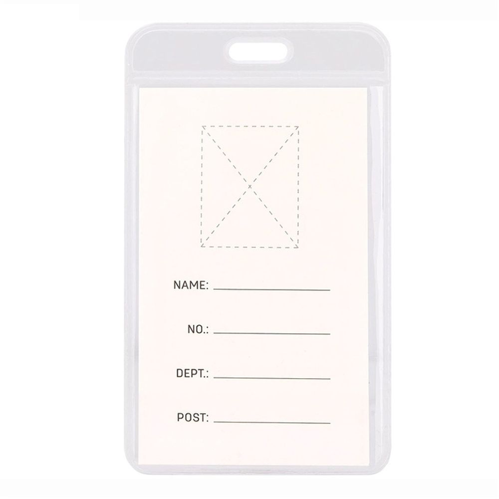 Бейдж вертикальный, 54*90мм, DELI